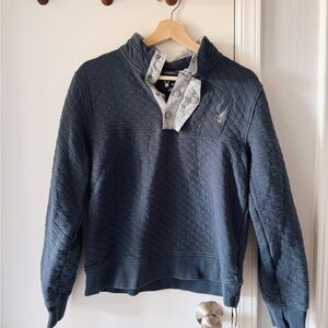 Spyder Men's Charcoal Quilted Pullover